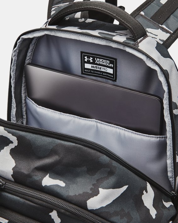 UA Hustle Pro Backpack, Black, pdpMainDesktop image number 4